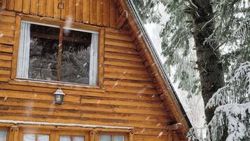 Cabane, 2 chambres, vue montagne | Draps fournis