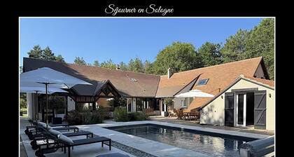 Les 40 Chênes estate in Sologne