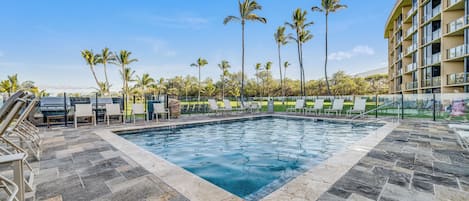 Una piscina riscaldata