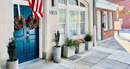 Stunning 1BR Apt. In Historic Row Home w/ Parking