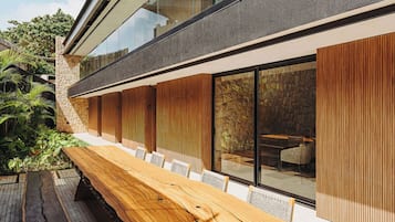 Espace banquet en plein air
