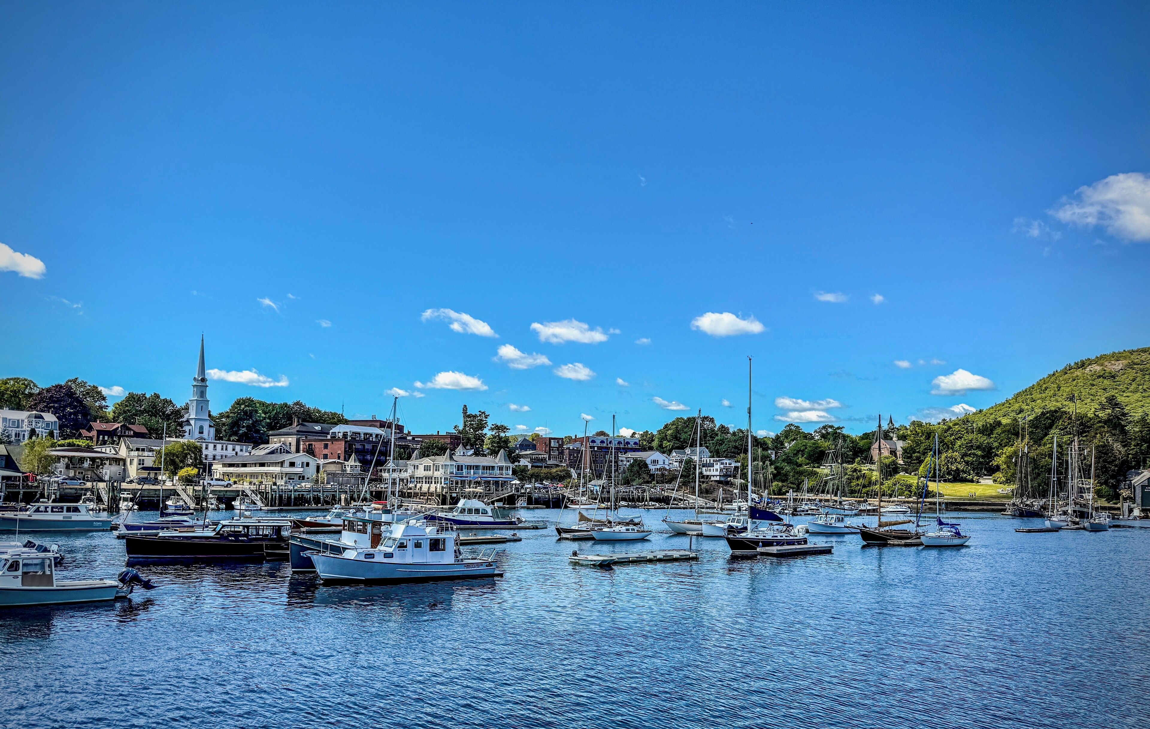 Camden Harbor view