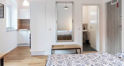 Mini Apartment für 2 in Dresden Neustadt – Ihr stilvolles Zuhause auf Zeit