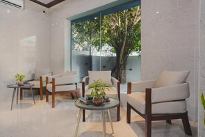 Sitteområde i lobbyen