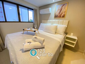 Apartment | Free WiFi - Gold Flat Cabo Branco by 123Quarto Hospedagem (João Pessoa)