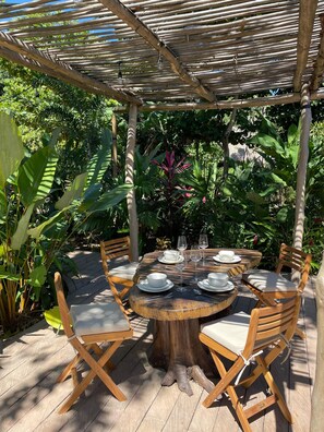 Restauration en plein air