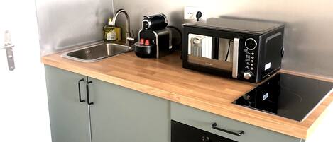 Microwave, oven, stovetop