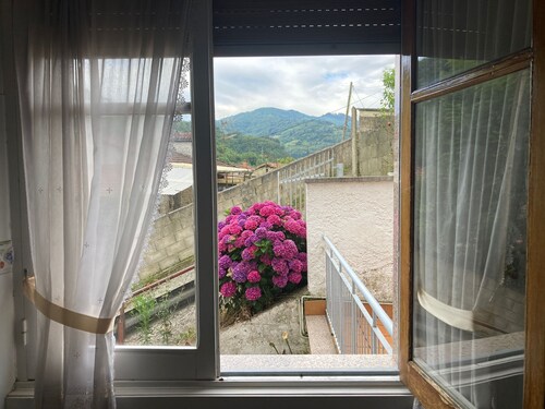 Apartment inside a house in a village in the center of Asturias.