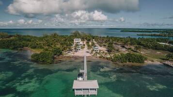 Outdoor banquet area