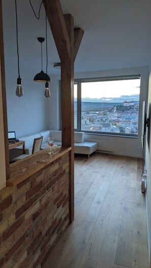 Interior - Apartment with sunset view over Bratislava (Bratislavský kraj)