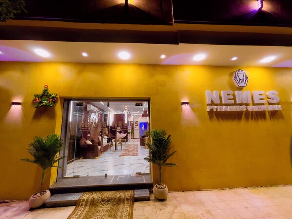 Façade de l’hébergement