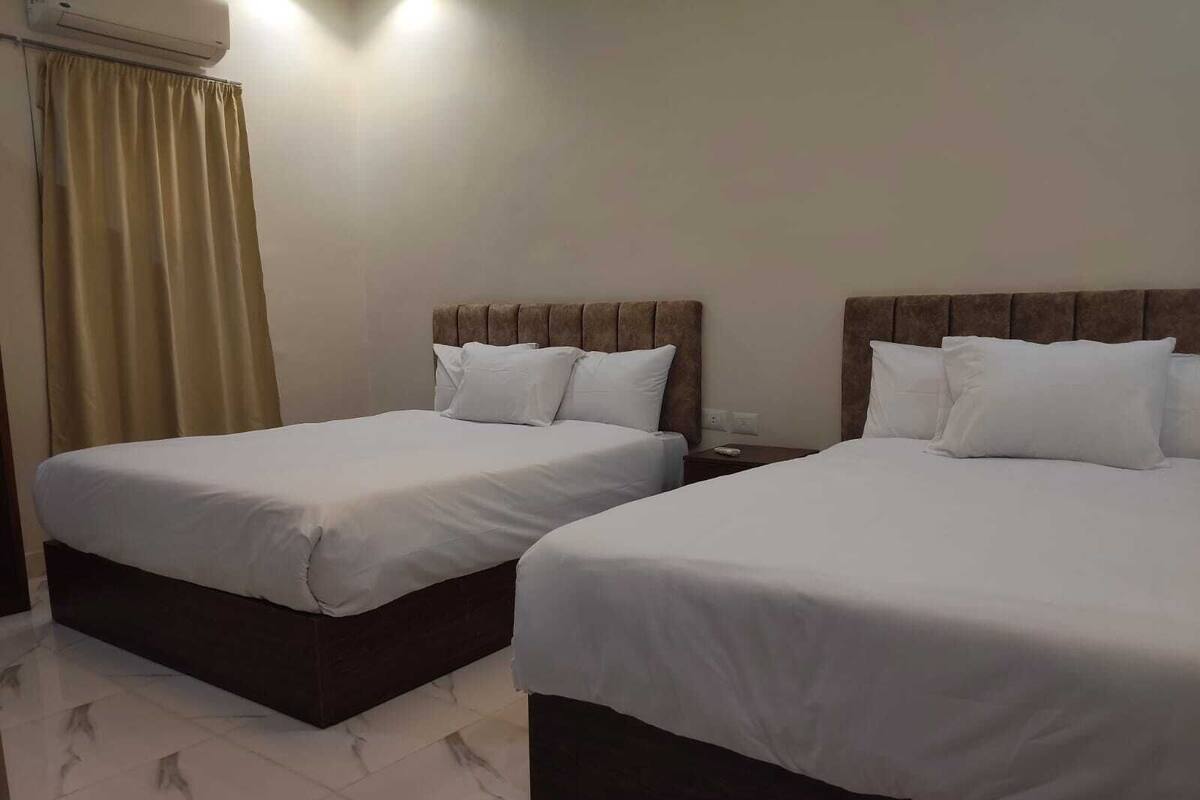 Economy Quadruple Room | In-room safe, soundproofing, iron/ironing board (on request)