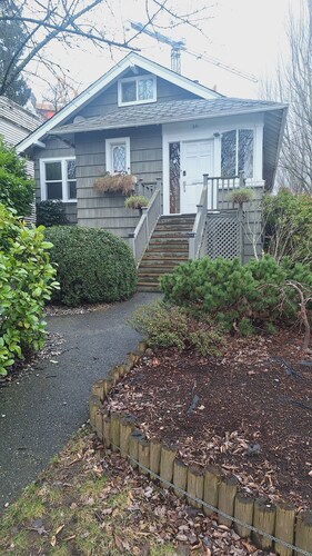 Older 3 bedroom home, fully furnished, two minutes to Marine gateway skytrain