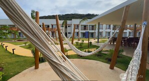 Outdoor dining - Flat in Pipa Privilege Ocean (Tibau do Sul)