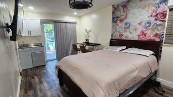 1 dormitorio, tabla de planchar con plancha, wifi gratis y ropa de cama