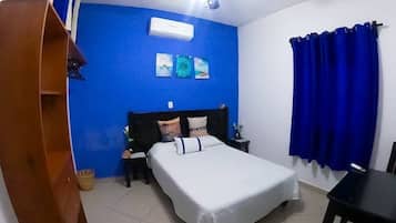 1 chambre, fer et planche Ă  repasser, Wi-Fi, draps fournis
