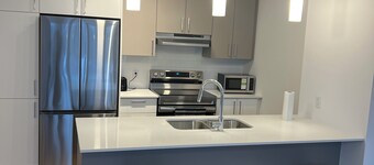Welcome to my stylish, Cozy and warm 1-bedroom condo!