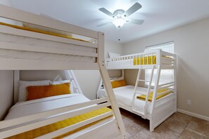 3 chambres, Wi-Fi gratuit, draps fournis