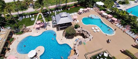 Una piscina riscaldata