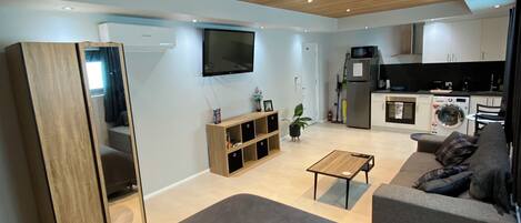 1 soveværelse, strygejern/strygebræt, gratis Wi-Fi, sengetøj