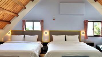 Select Comfort beds, individually decorated, individually furnished