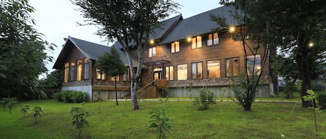 Front of property - evening/night