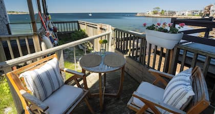 Downtown Rockport Stay with Private Ocean Deck