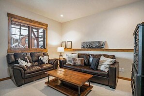 TV, fireplace, stereo, offices