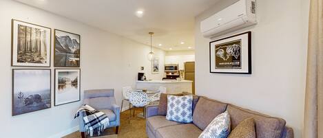 Télévision, cheminée, jeux vidéo