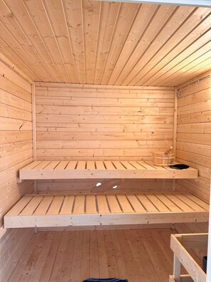 Sauna - Vacation home Brise in the Puddeminer Wiek - Vacation with dog in the vacation home Brise in the (Puddemin)