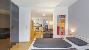 1 Schlafzimmer, Bügeleisen/Bügelbrett, kostenloses WLAN, Bettwäsche