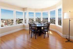 Dining - Buena Vista Heights - Furnished, Top Floor 2 Bed + Den/2 Bath Condo w/ Views (San Francisco)