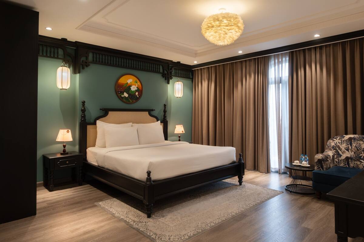 Premier-Doppelzimmer | Hochwertige Bettwaren, Minibar, Verdunkelungsvorhänge