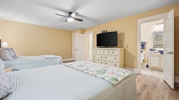 2 bedrooms, iron/ironing board, travel crib, WiFi