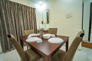 Luxury Suite, 2 Bedrooms, City View | Dining room - Ishtaa Homes (Tirupati)