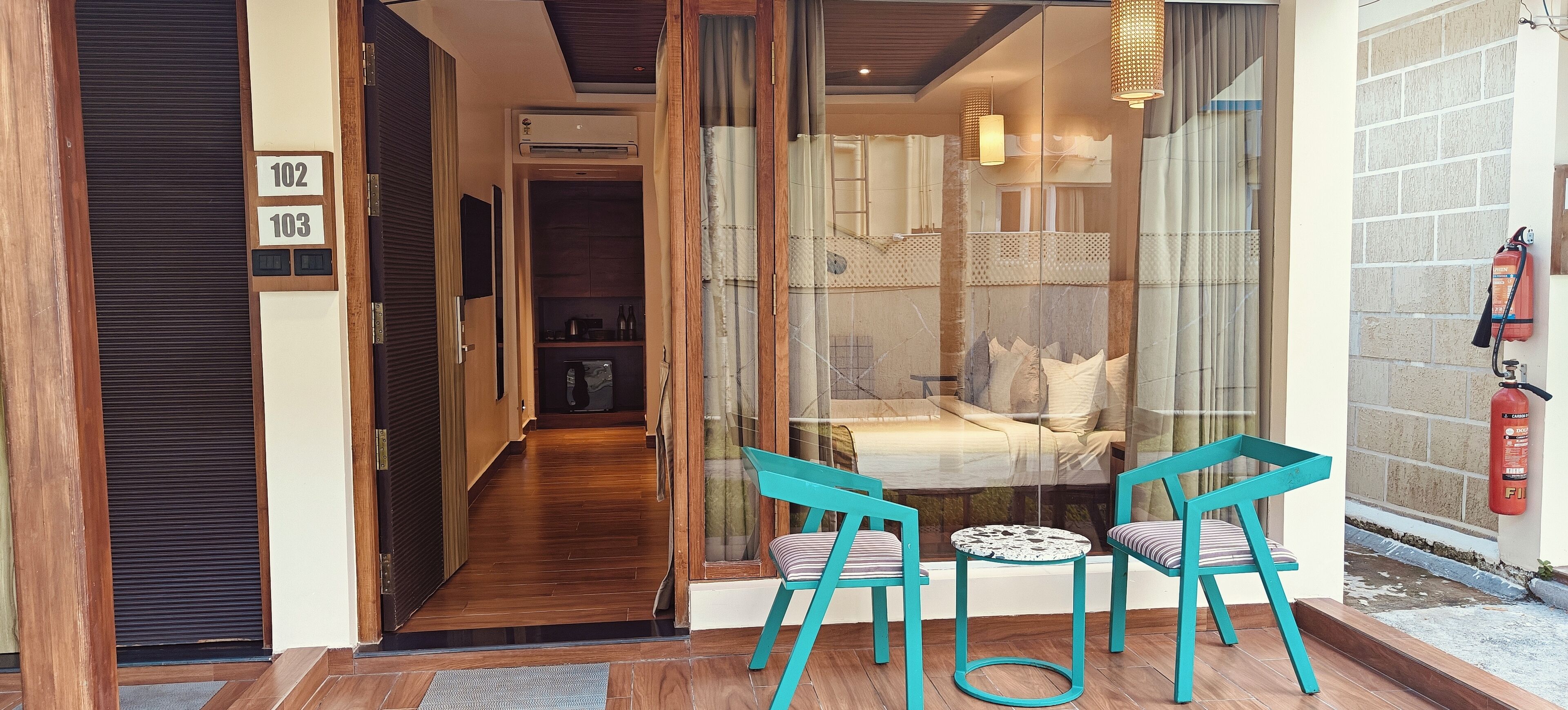 Luxury-Doppelzimmer | Terrasse/Patio