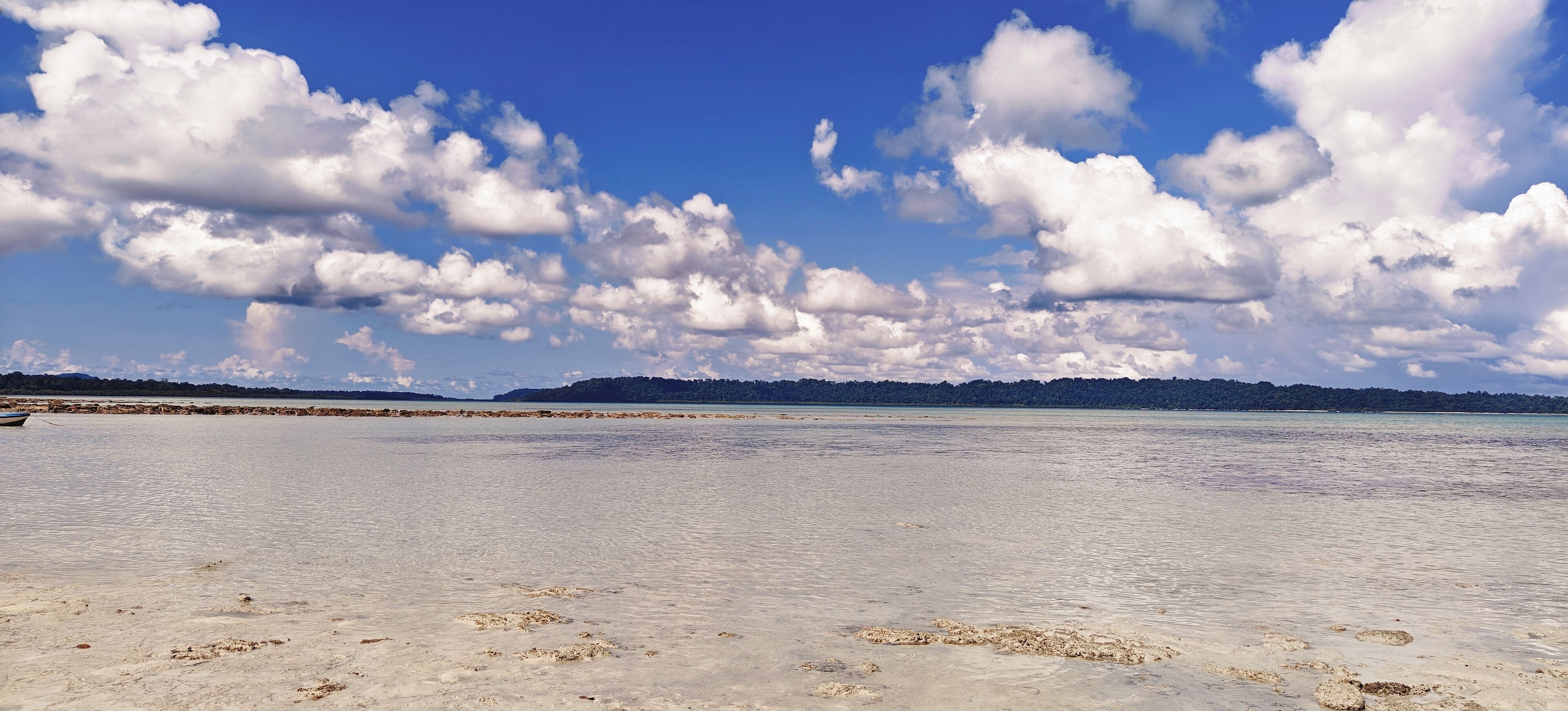 靠近海滩、白沙