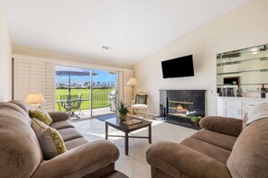 TV connectée, cheminée