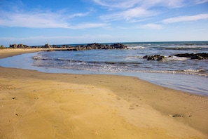 On the beach
