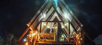 Serene A-Frame Cabin in Nungwi, Tanzania - Private Garden Oasis