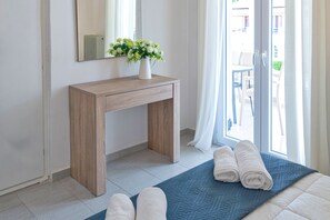 Apartment, 2 Bedrooms | Blackout drapes, iron/ironing board, free cribs/infant beds, free WiFi - Zografia Apartments (Corfu)