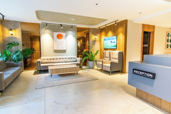 Sala de estar en el lobby