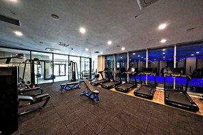 Gym - lUX RESIDENCE IN HIGH FLOOR (Istanbul)