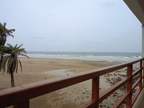 View from room - Ricardo Beach Resort (Kanthi)