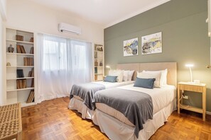 4 dormitorios, escritorio, tabla de planchar con plancha y wifi gratis