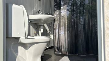 Shower, toilet paper