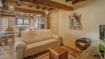 Televisie en een open haard