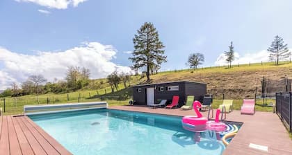 Maison piscine zenith d'Auvergne à Clermont Ferrand, idéal pour les familles