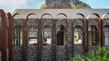 Blick von der Unterkunft