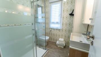 Shower, hair dryer